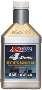 Amsoil 4-stroke 10W-40 Scooter Oil