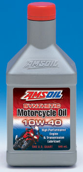 AMSOIL 10W-40 Motorcycle Oil